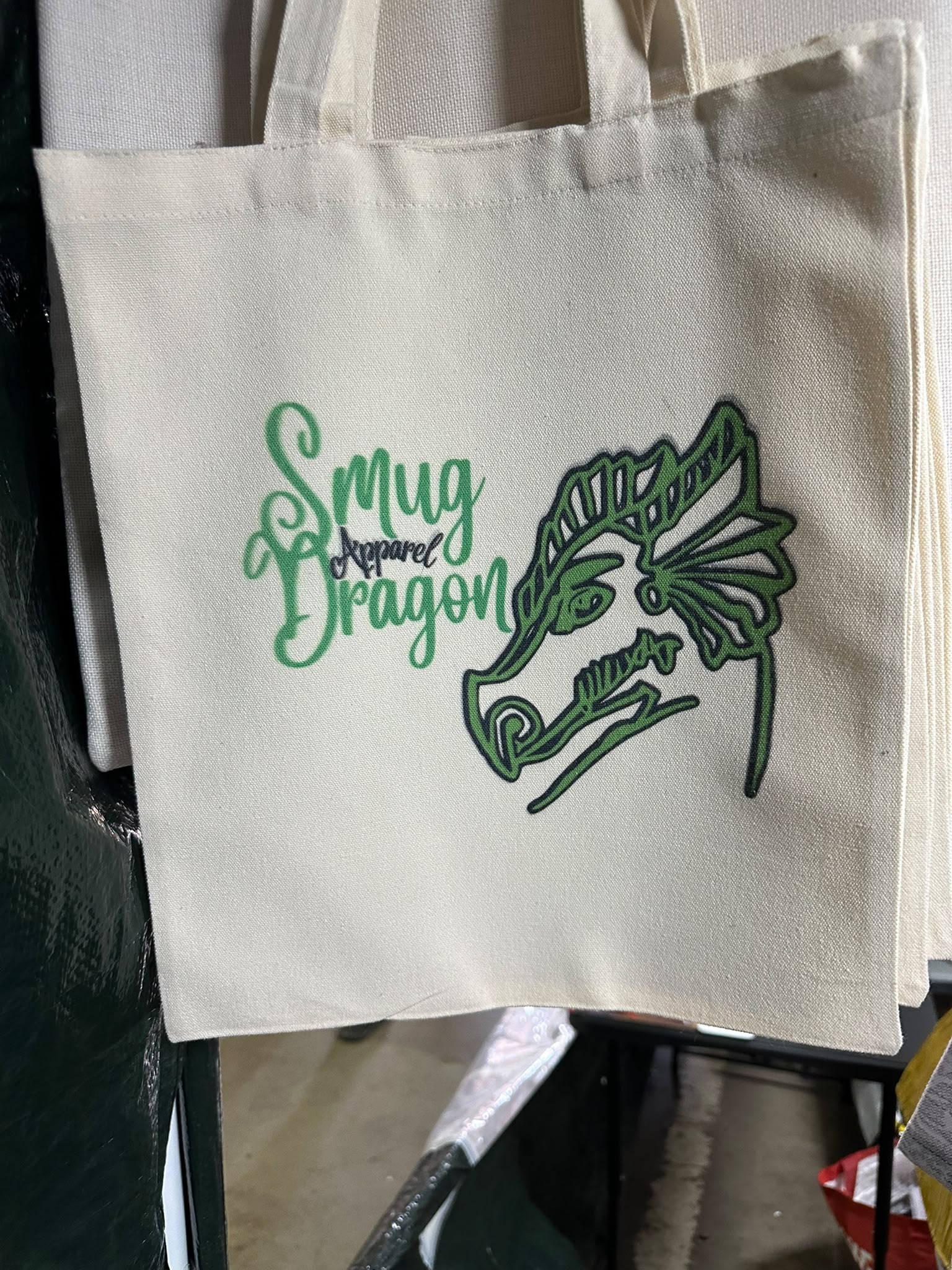 Smug Dragon Tote Bag